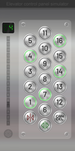 اسکرین شات برنامه Elevator panel simulator 1