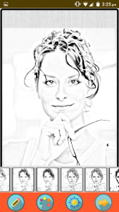 اسکرین شات 2 برنامه Photo to Pencil Sketch Maker