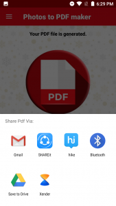 اسکرین شات برنامه Photos to PDF maker to Copy &  5