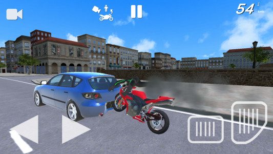 اسکرین شات بازی Moto Crash Simulator: Accident 1