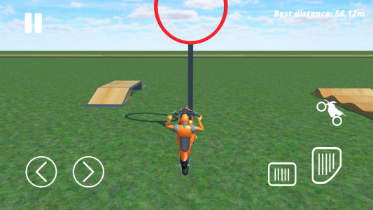 اسکرین شات 5 بازی Motorcycle Ragdoll Fall