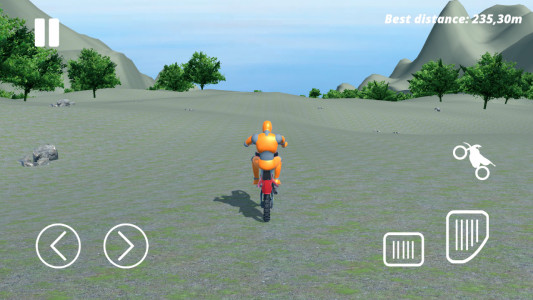 اسکرین شات بازی Motorcycle Ragdoll Fall 2