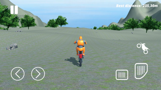 اسکرین شات 2 بازی Motorcycle Ragdoll Fall