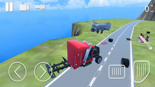 اسکرین شات بازی Truck Crash Simulator Accident 1