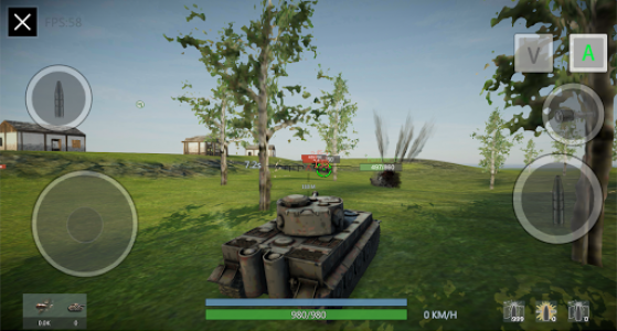اسکرین شات بازی WWII Tank Commander 4