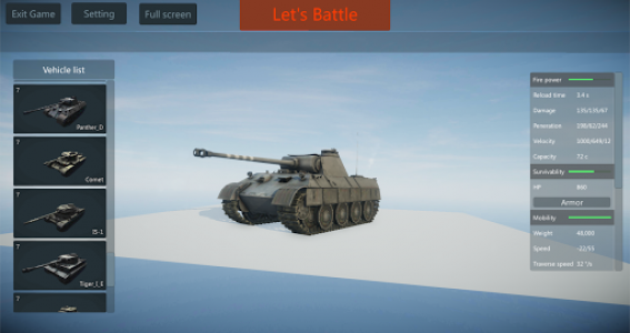 اسکرین شات بازی WWII Tank Commander 1