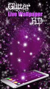 اسکرین شات برنامه Glitter Live Wallpaper HD 5