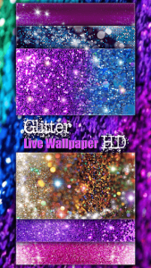 اسکرین شات برنامه Glitter Live Wallpaper HD 6
