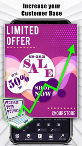 اسکرین شات برنامه Digital Marketing Poster Maker 2