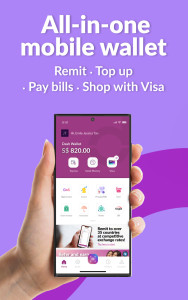 اسکرین شات 1 برنامه Singtel Dash – Remit Money