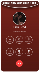 اسکرین شات برنامه fake call chat with Siren Head 2