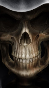 اسکرین شات برنامه Skulls Live Wallpaper 1