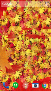 اسکرین شات برنامه Autumn leaves 3D LWP 3