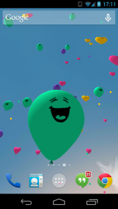 اسکرین شات برنامه Balloons 3D live wallpaper 1