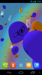 اسکرین شات برنامه Balloons 3D live wallpaper 3