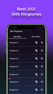 اسکرین شات 7 برنامه SMS Ringtones 2025