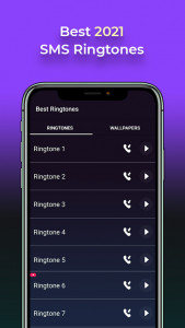 اسکرین شات برنامه SMS Ringtones 2024 7
