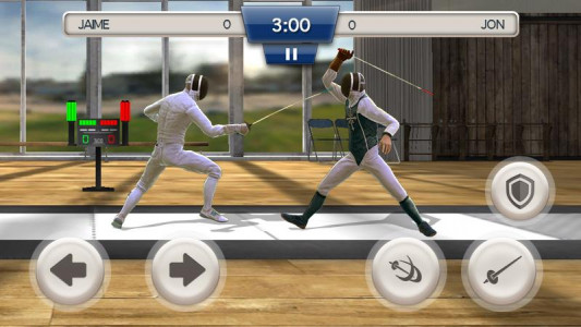 اسکرین شات 3 بازی Fencing Swordplay 3D