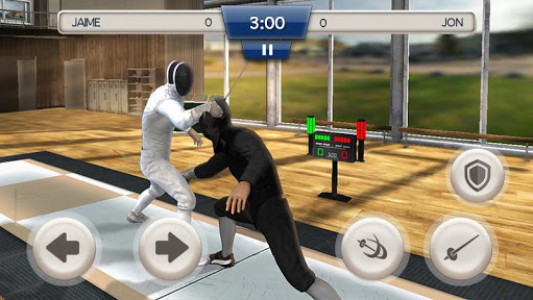 اسکرین شات بازی Fencing Swordplay 3D 1
