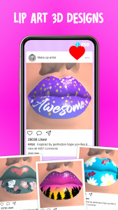 اسکرین شات بازی Lipstick Makeup Game 1