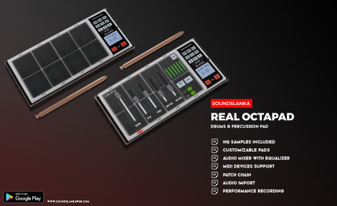 اسکرین شات 1 برنامه Real Octapad with Real Pads