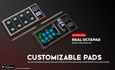 اسکرین شات برنامه Real Octapad with Real Pads 3