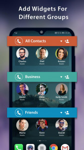 اسکرین شات 5 برنامه Speed Dial Widget - Quick and