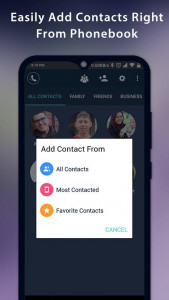 اسکرین شات 3 برنامه Speed Dial Widget - Quick and