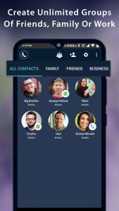 اسکرین شات 4 برنامه Speed Dial Widget - Quick and