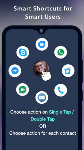 اسکرین شات 1 برنامه Speed Dial Widget - Quick and