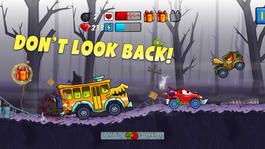 اسکرین شات 2 بازی Car Eats Car - Apocalypse Race