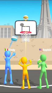 اسکرین شات بازی Five Hoops - Basketball Game 1