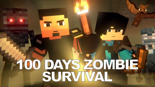 اسکرین شات برنامه 100 Days Zombie Survival MCPE 2
