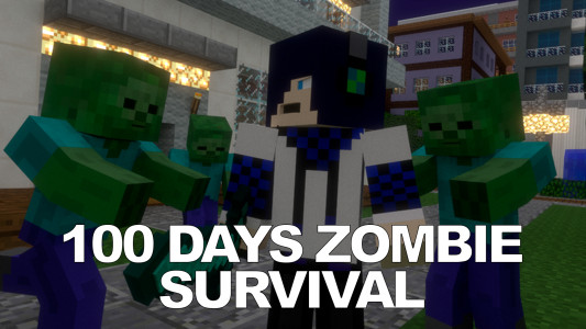 اسکرین شات برنامه 100 Days Zombie Survival MCPE 3