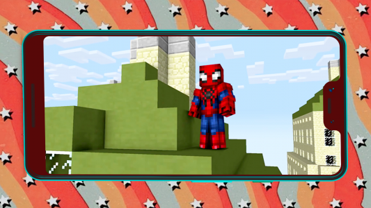 اسکرین شات بازی Spider-Man Game Minecraft Mod 3