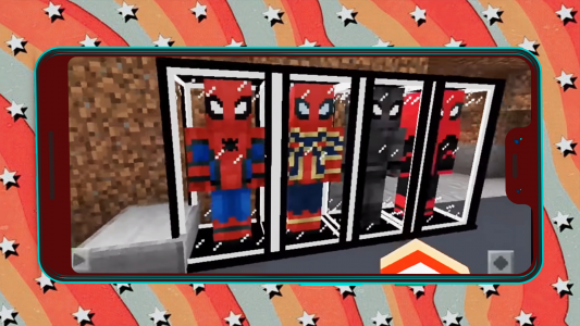 اسکرین شات بازی Spider-Man Game Minecraft Mod 1