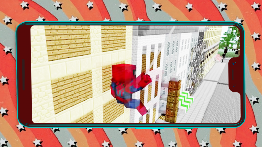 اسکرین شات بازی Spider-Man Game Minecraft Mod 2