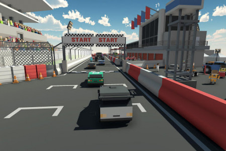 اسکرین شات بازی Box Cars Racing Game 6