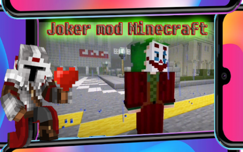 اسکرین شات برنامه Joker vs Bat Mod Minecraft 3