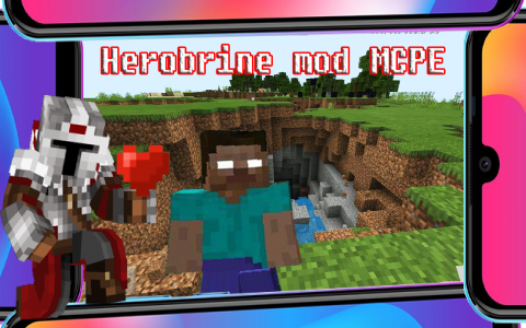 اسکرین شات برنامه Mod Herobrine Minecraft 2