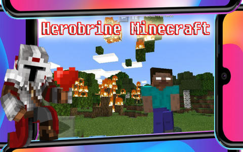 اسکرین شات برنامه Mod Herobrine Minecraft 1
