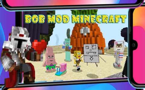 اسکرین شات برنامه 🧽 Bob Mod Minecraft 1