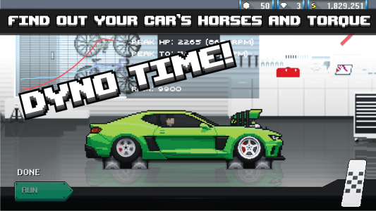 اسکرین شات بازی Pixel Car Racer 3