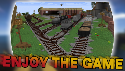 اسکرین شات برنامه Realistic Train Minecraft Mod 4