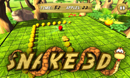 اسکرین شات بازی Snake 3D 2