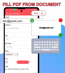 اسکرین شات برنامه Fill Pdf Form - Sign PDF Doc 3