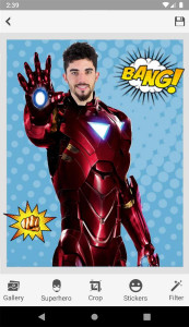 اسکرین شات برنامه Superhero Camera Photo Editor 8