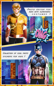 اسکرین شات برنامه Superhero Kids Photo Editor 4