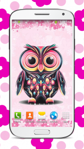 اسکرین شات برنامه Sweet Owl Live Wallpaper 3