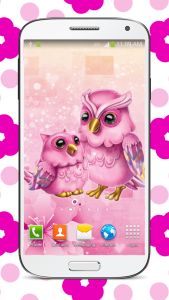 اسکرین شات برنامه Sweet Owl Live Wallpaper 4
